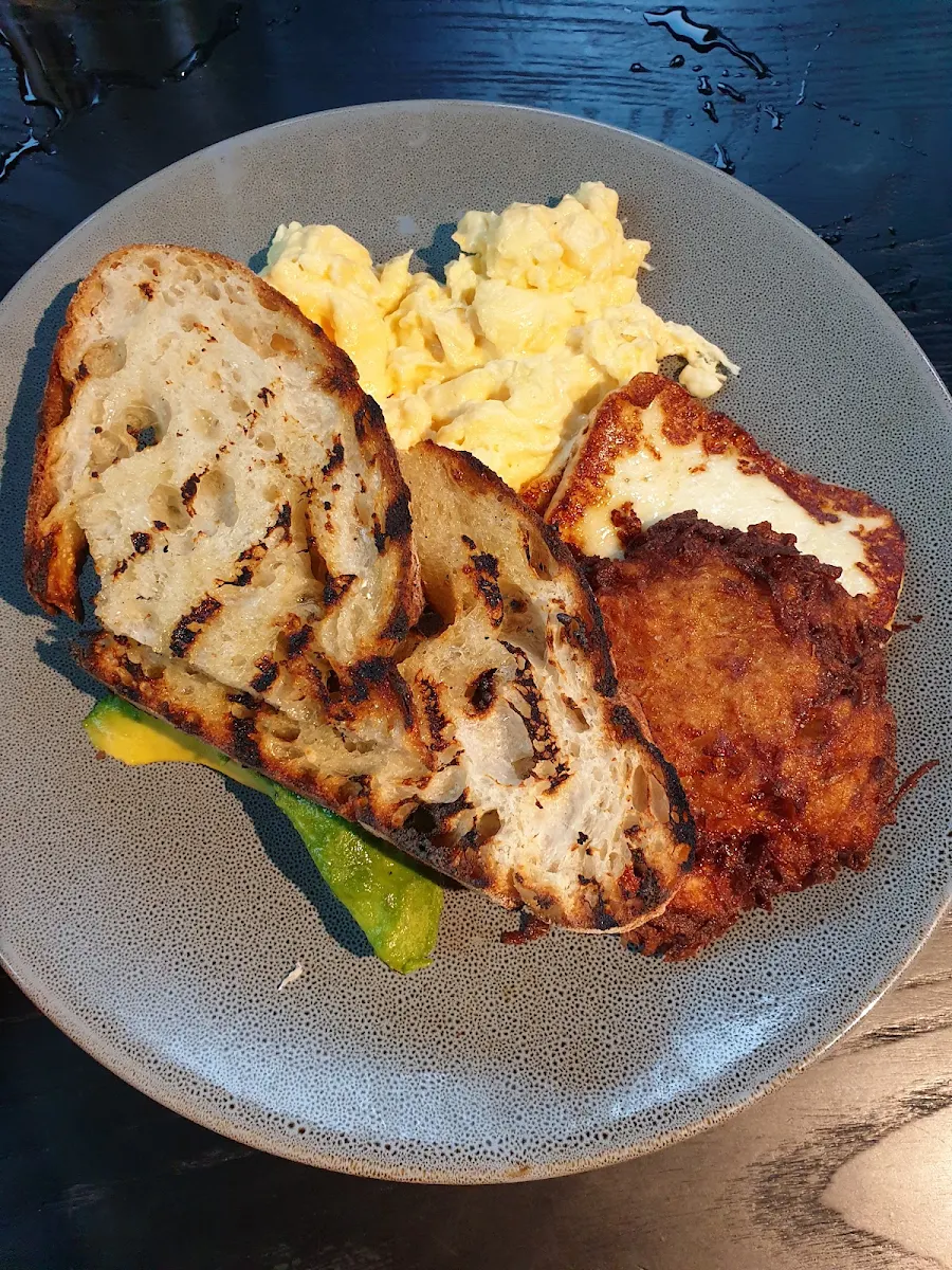 Ricotta and Chilli Jam Scrambled Eggs, Blackseed Eatery