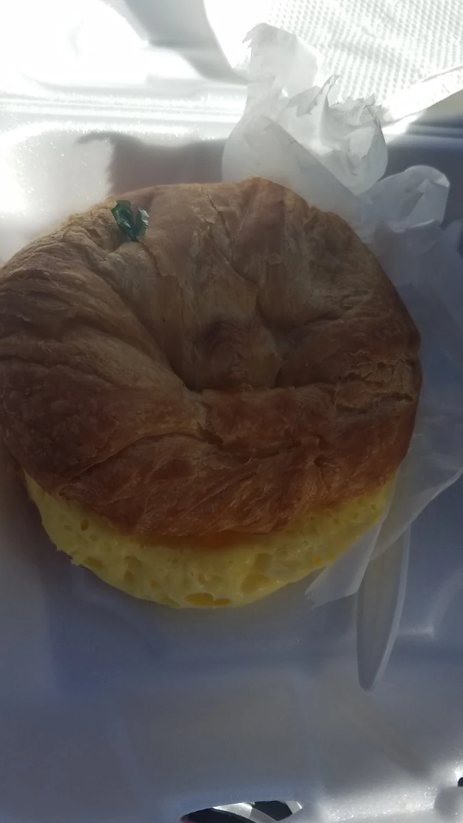 Egg N Cheese Sandwich Bigger Than My Hand