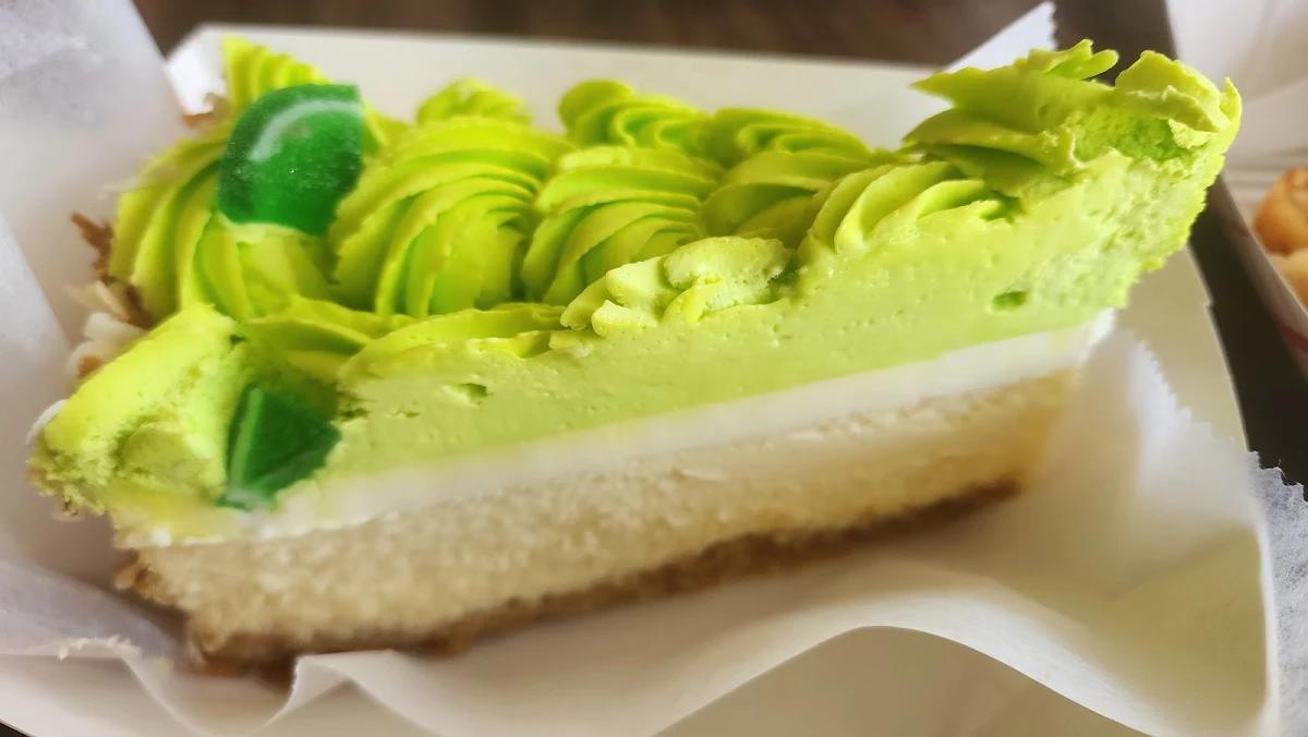 KeyLime Cheesecake Slice