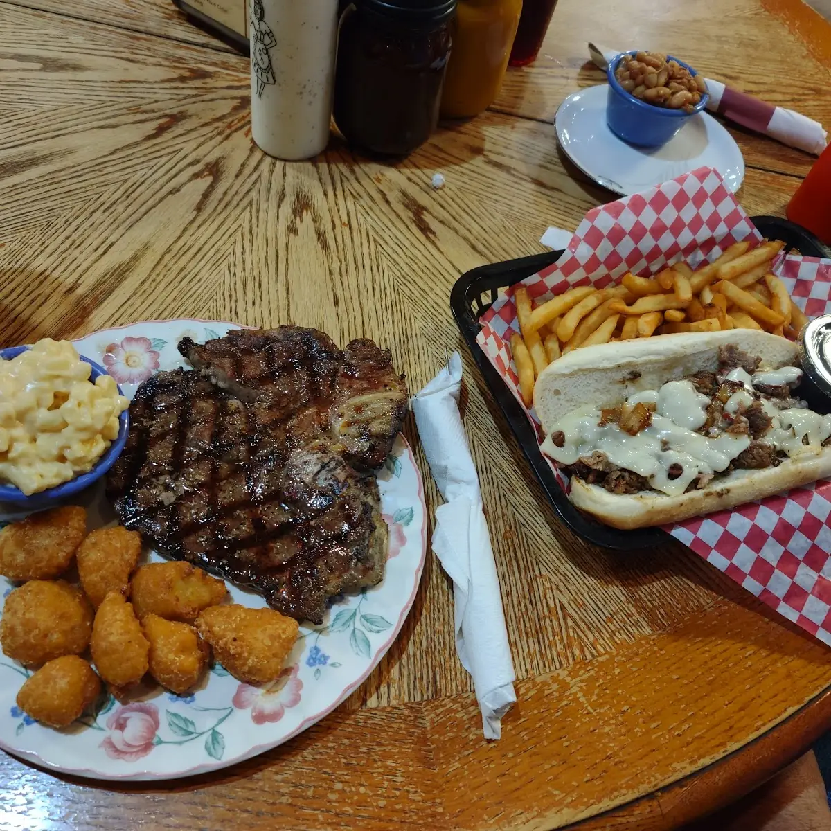 Tbone Tiny Homemade Mac and Cheese and Corn Nuggets