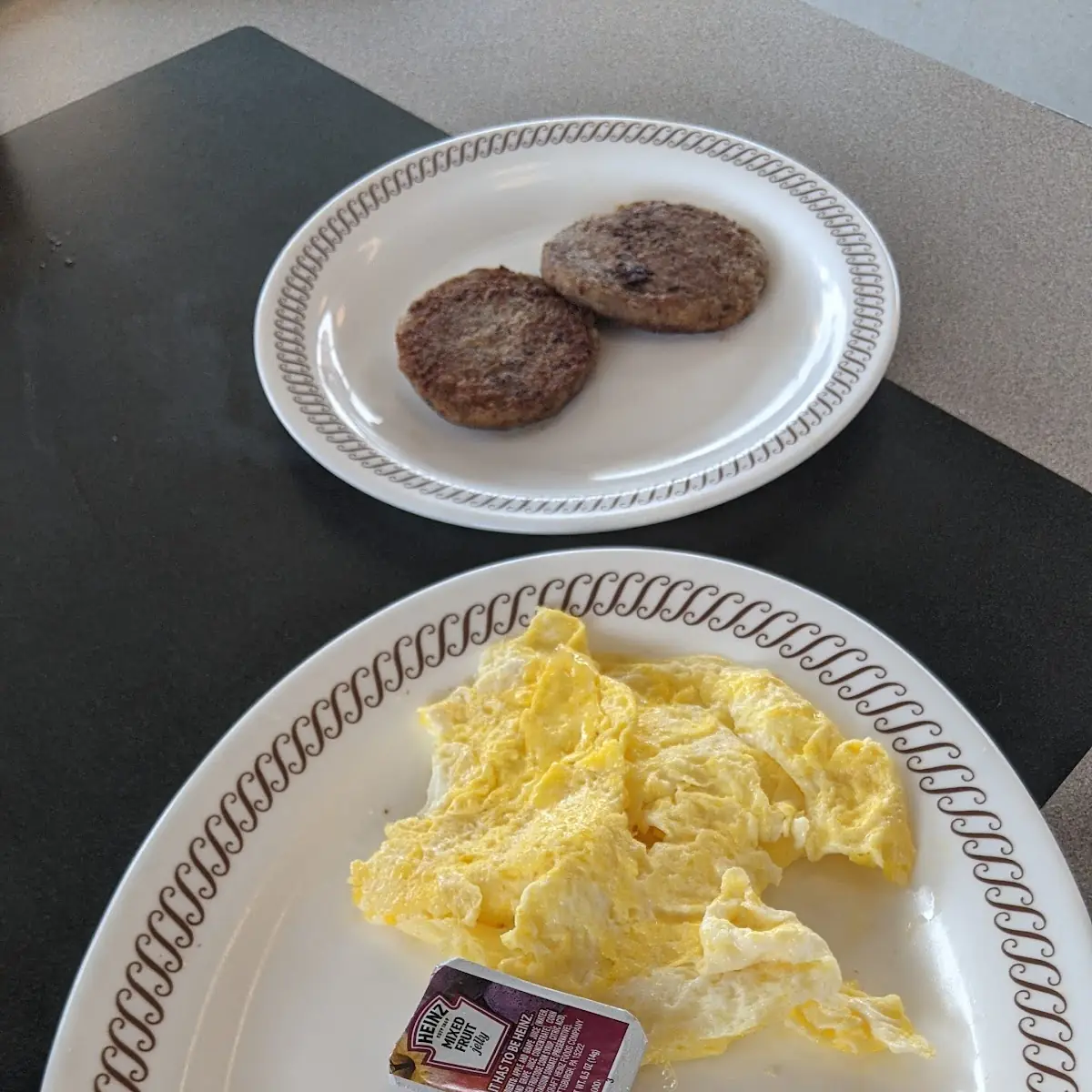 Hash Browns with Scrambled Eggs