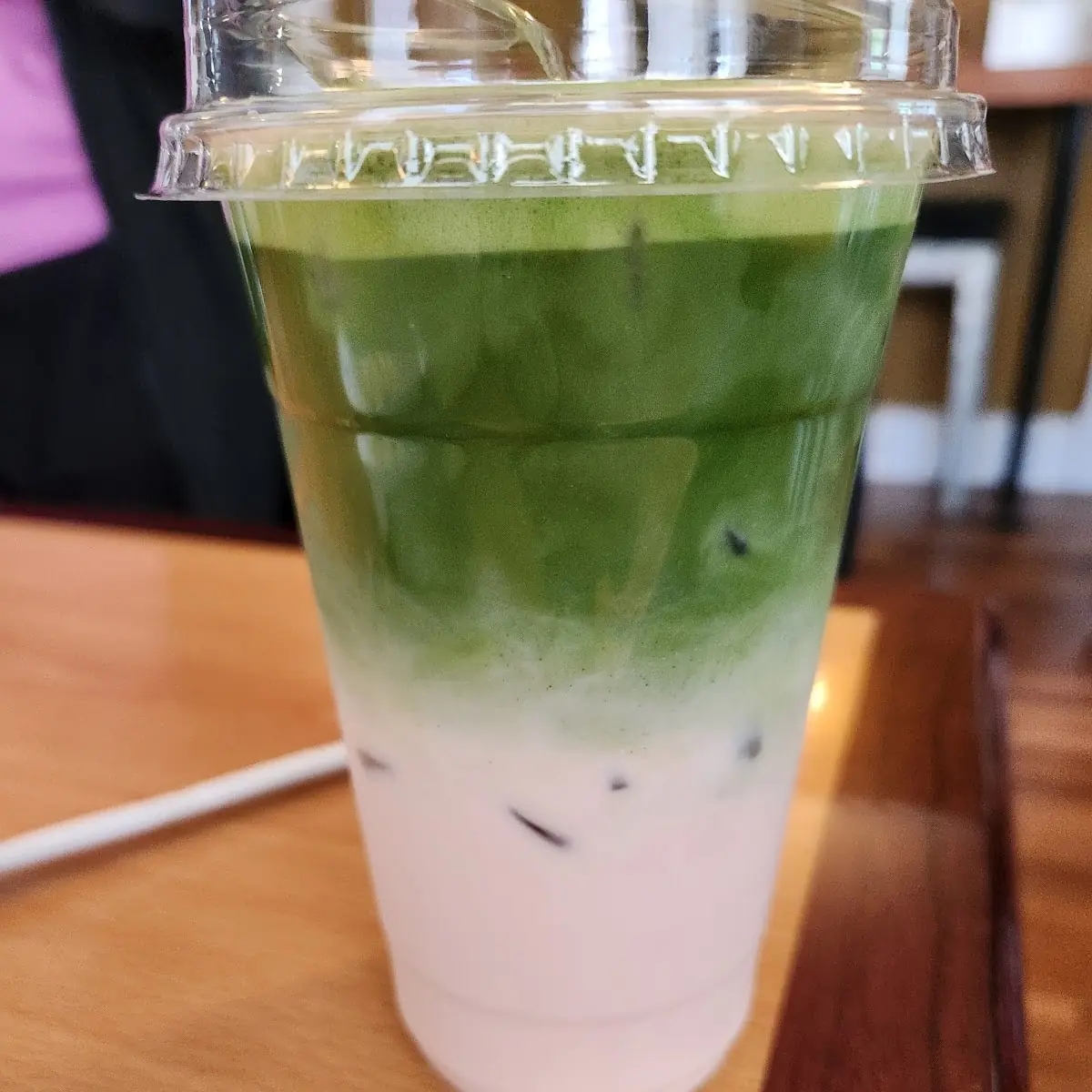Iced Strawberry Matcha Latte