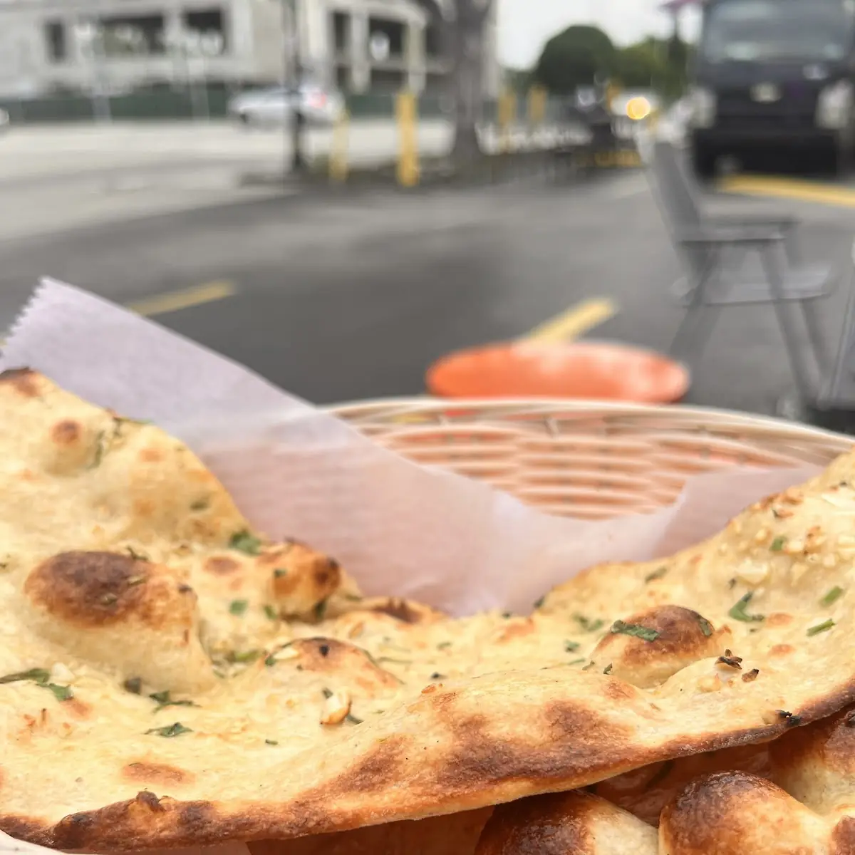 Cheese Garlic Naan