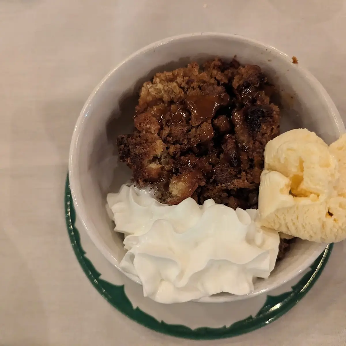 I Think Southern Pecan Bread Pudding
