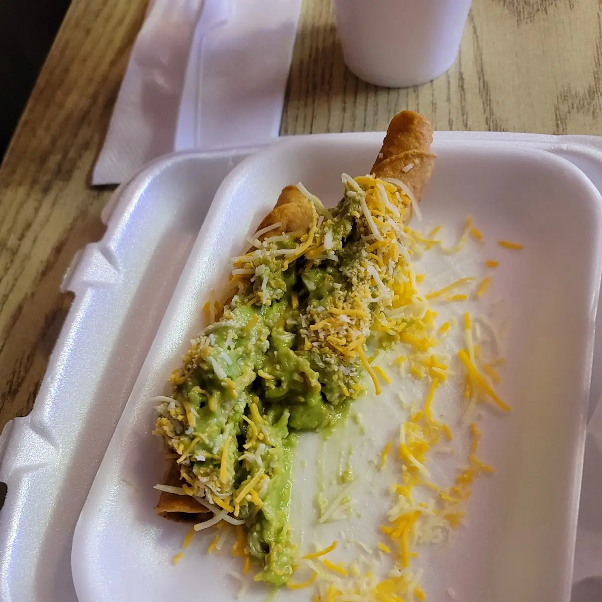 Rolled Tacos with Guacamole