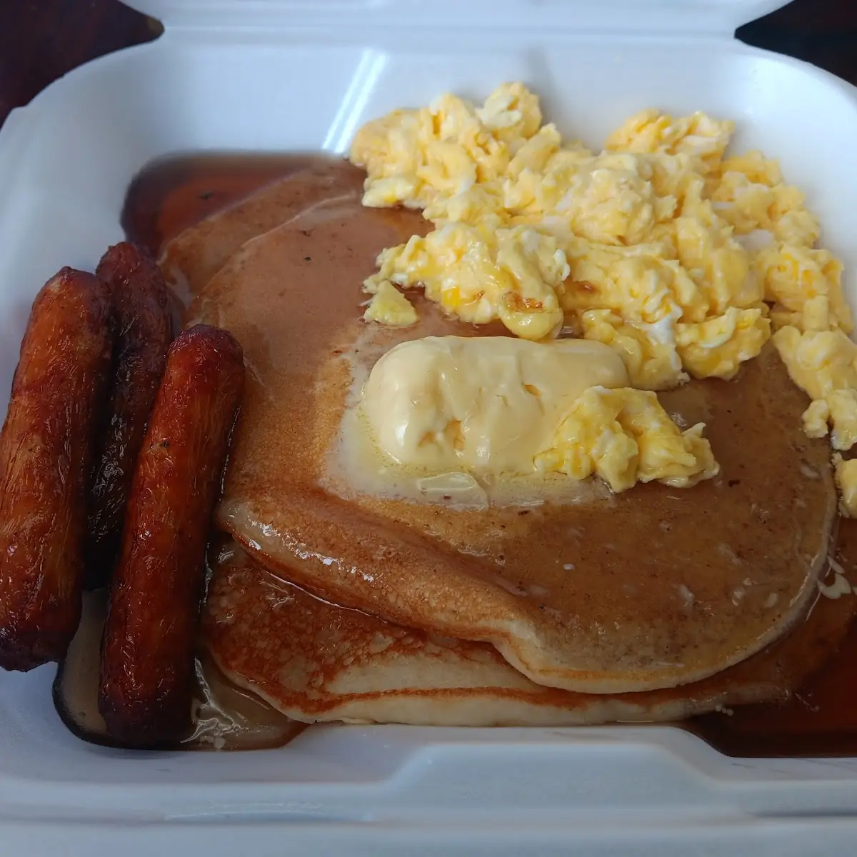 Pancake Breakfast with Sausage
