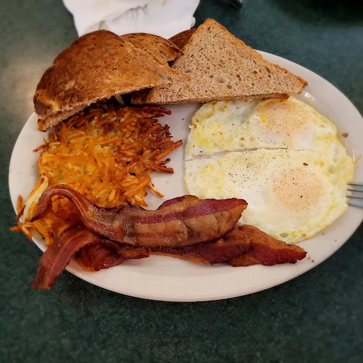 Bacon Eggs Hash Browns WW TST