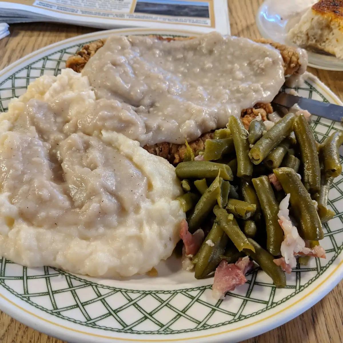 Chicken Fried Steak with Mashed Potatoes and Gravy