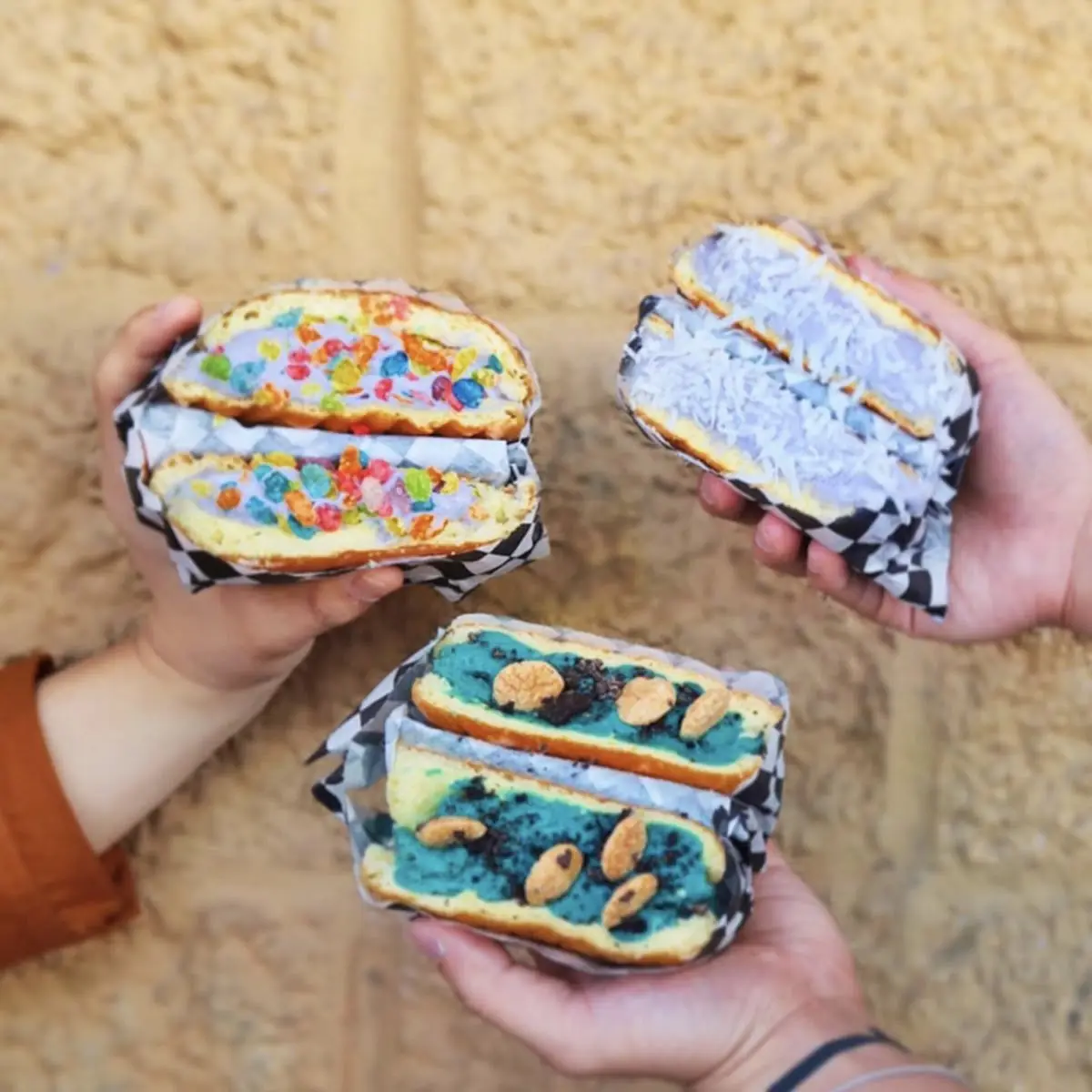 Donut Ice Cream Sandwiches