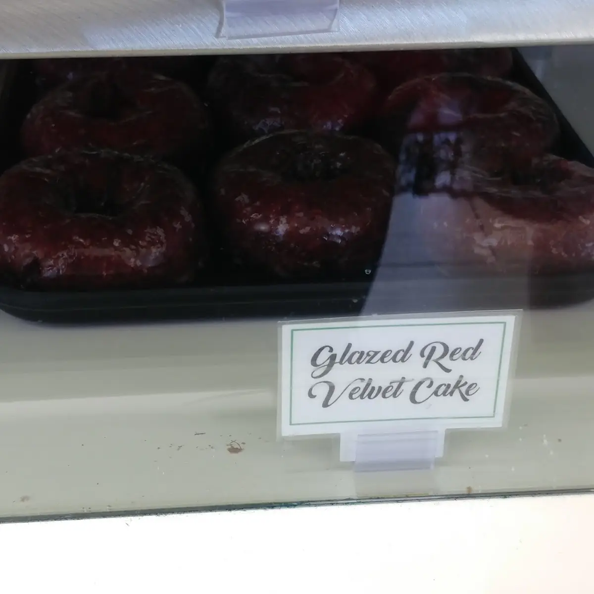 Glazed Red Velvet Cake Donuts