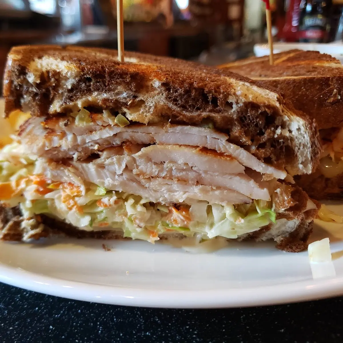 Auld Shebeen Chicken Club Sandwich