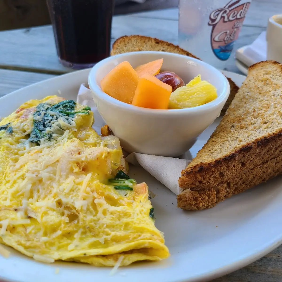 Seafood Omelette