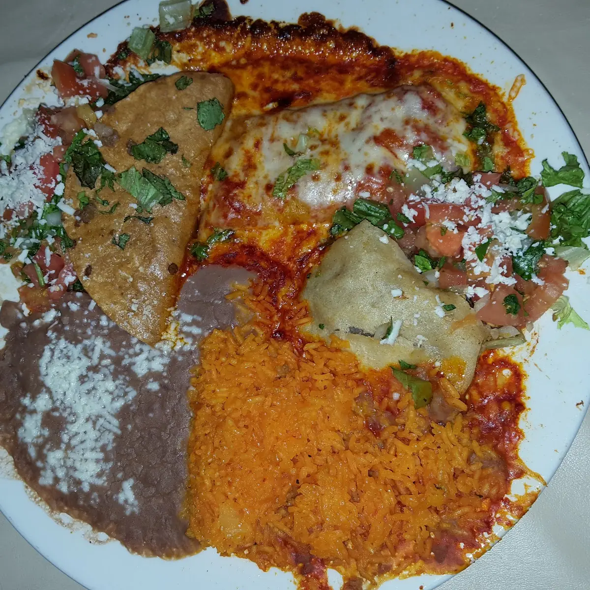 Beef Taco Beef Enchilada