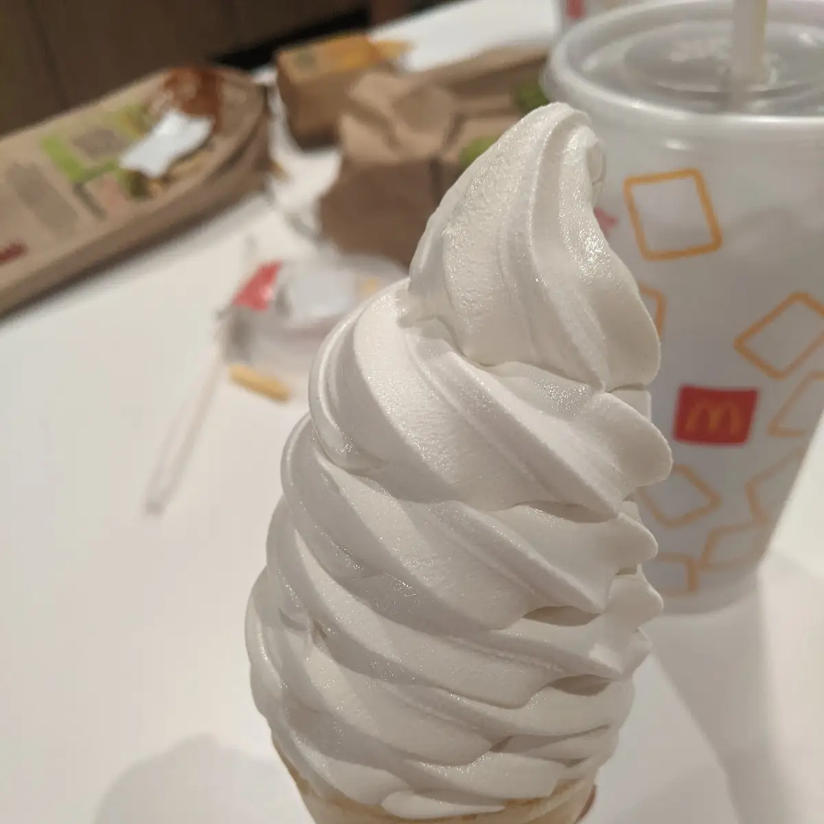 Vanilla Ice Cream Cone
