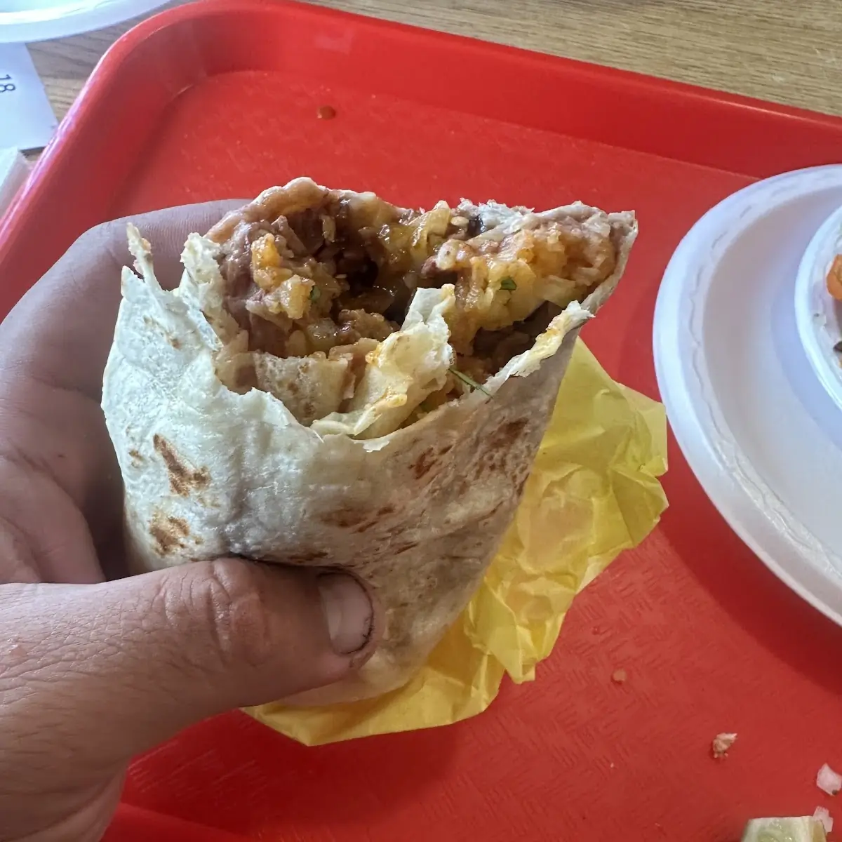 Asada Burrito not a Bean and Rice Burrito
