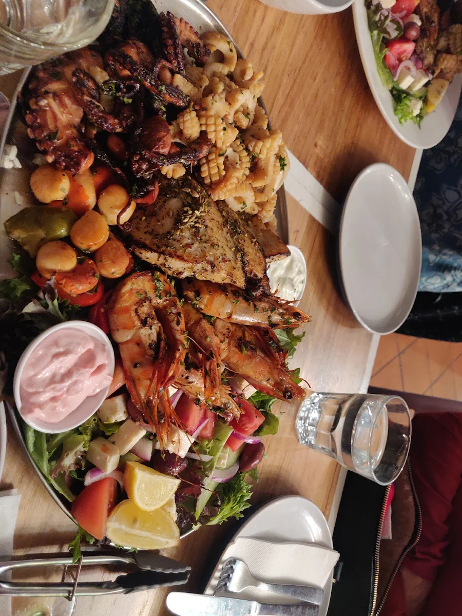 Seafood Platter for Two, Cyprus Tree