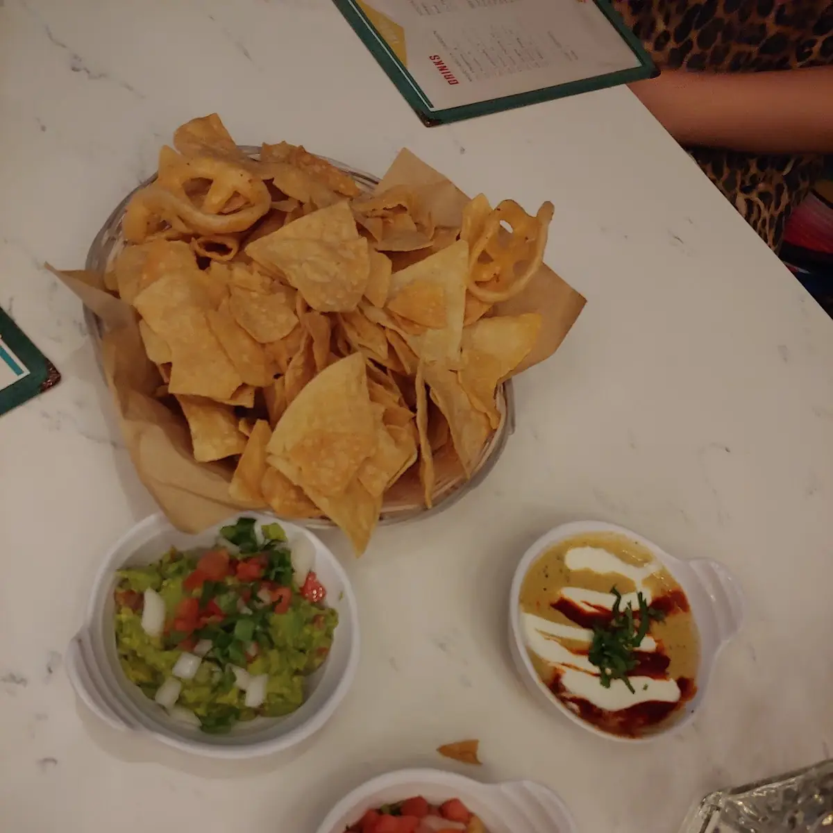Chips Salsa and Guacamole