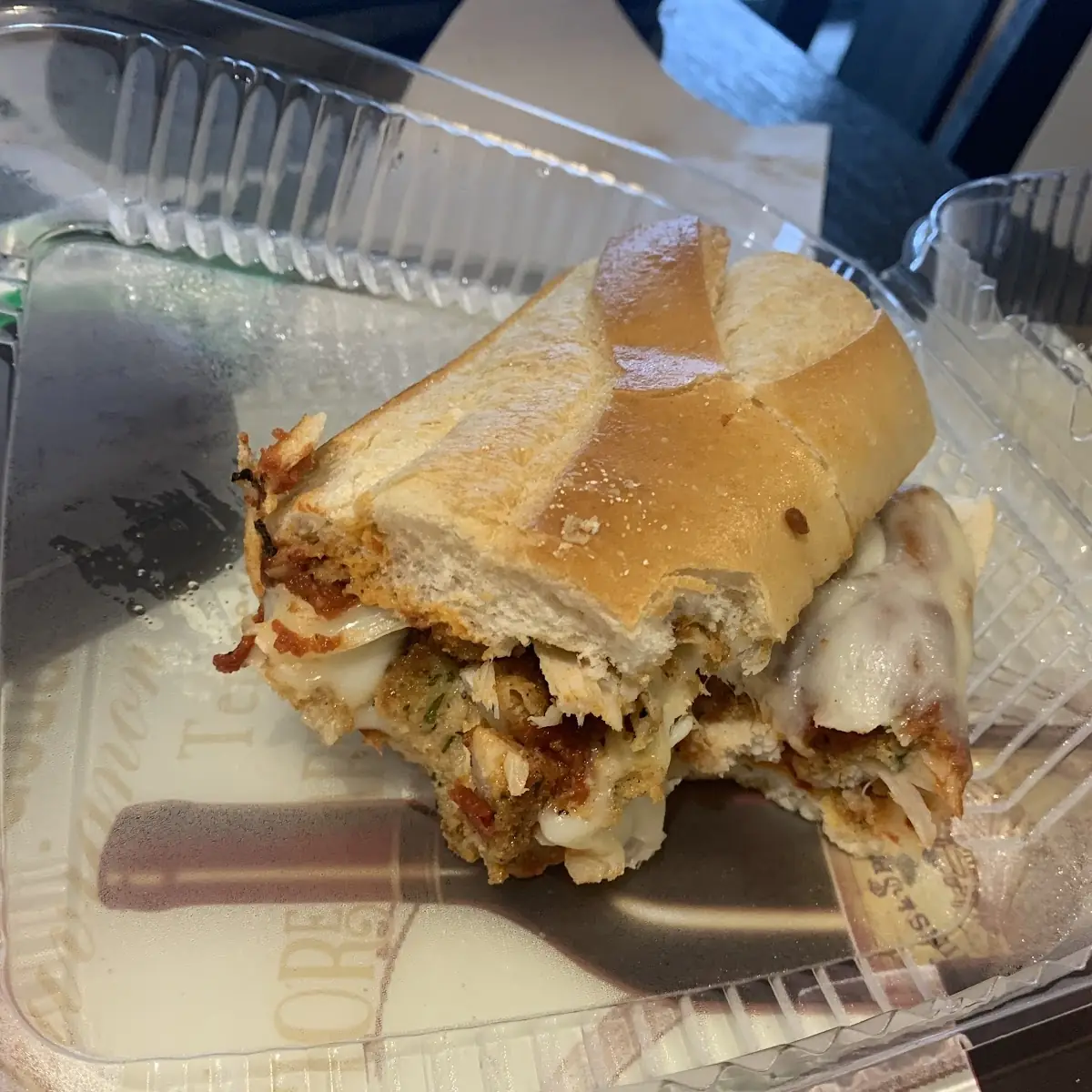 Chicken Parmigiana Sandwich