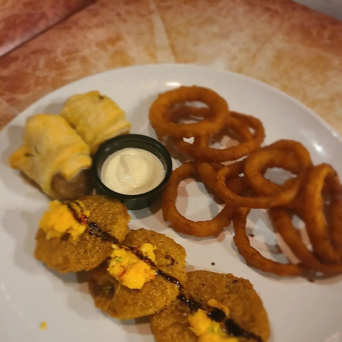 Black & Tan Onion Rings