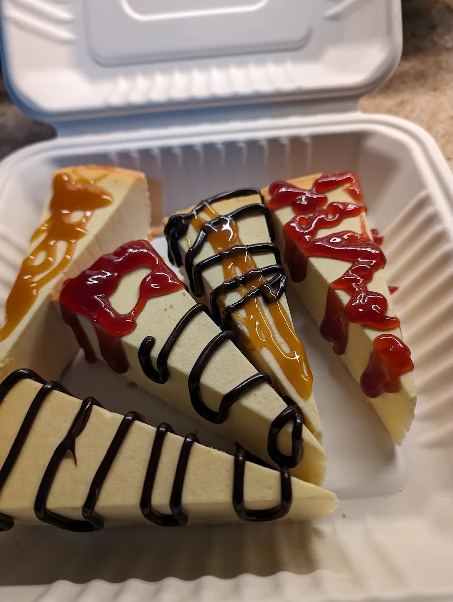 Chocolate Caramel Raspberry Cheesecake