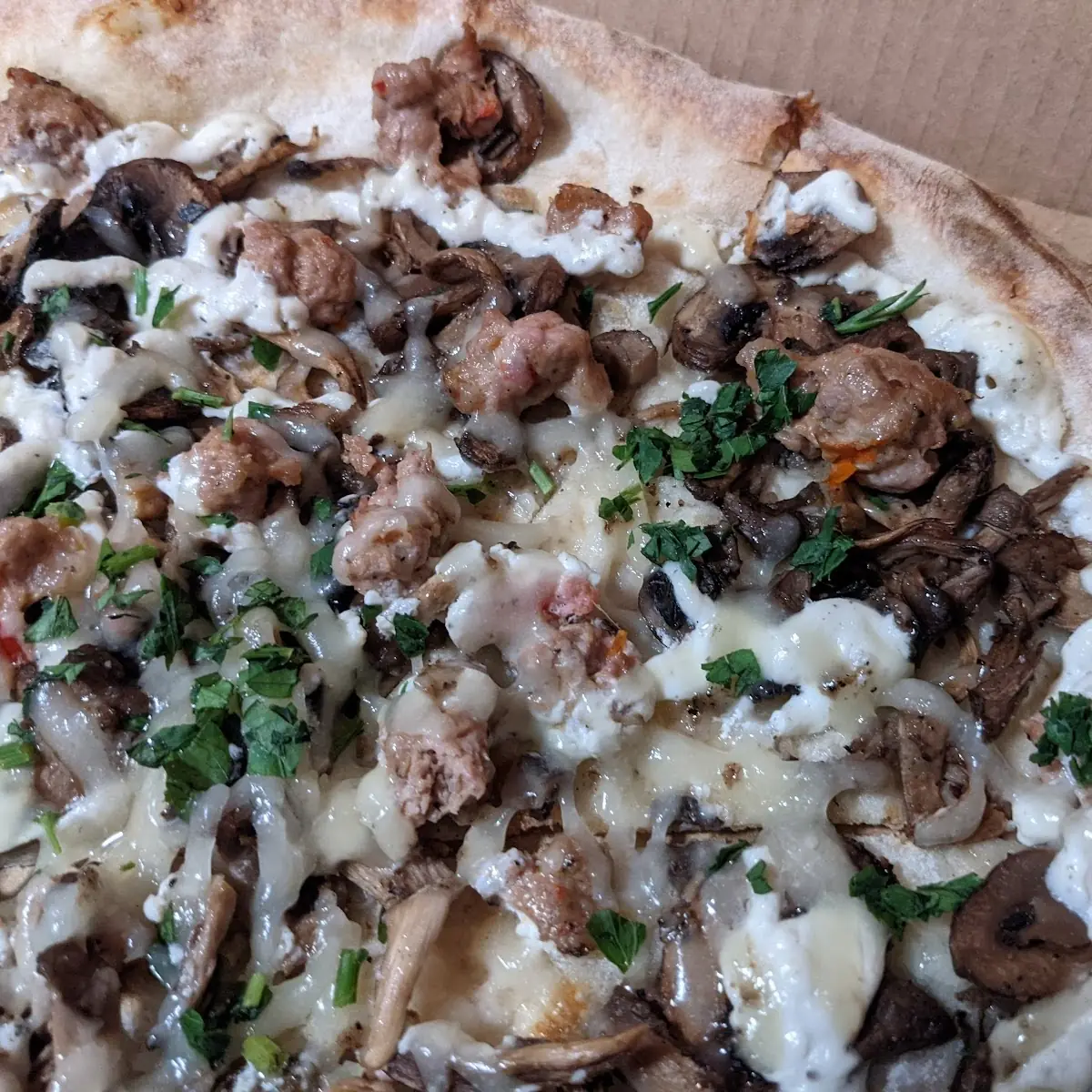 Mushroom Pizza Sausage
