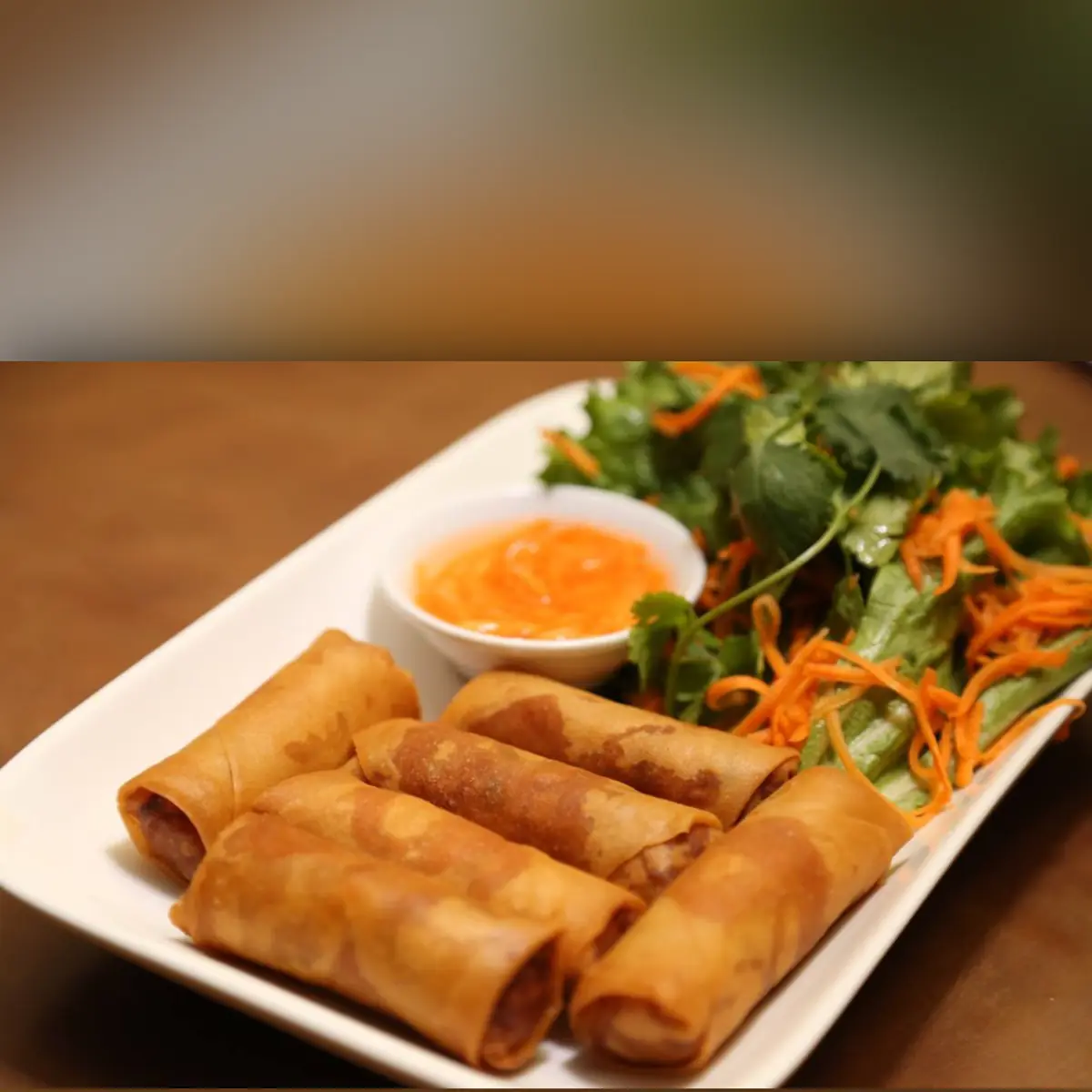 Vermicelli with Imperial Roll