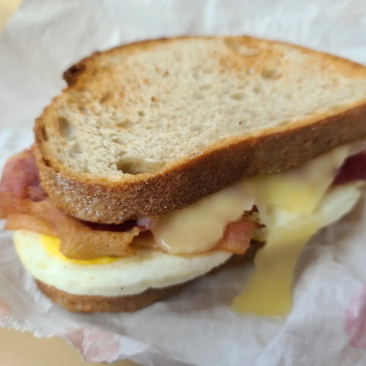 Bacon Egg & Cheese Sourdough