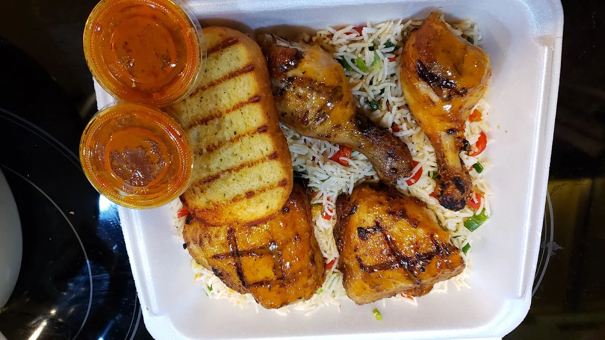 Double Skewer +1 Reg side+ 1 Garlic bread