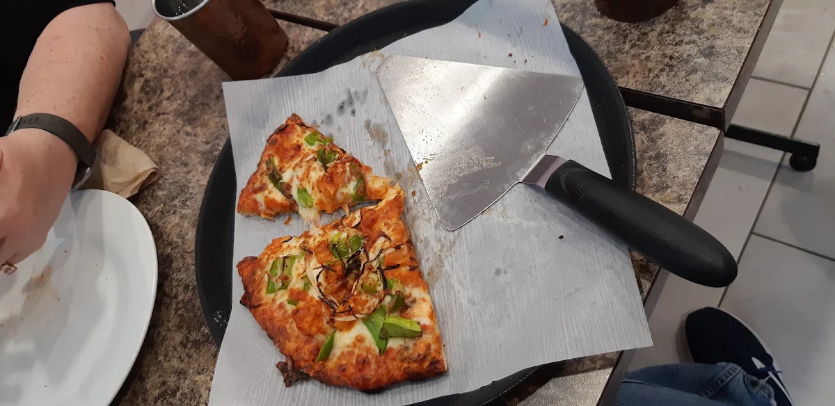 Butter Chicken Pizza, Summerland Indian Bistro & Pizza