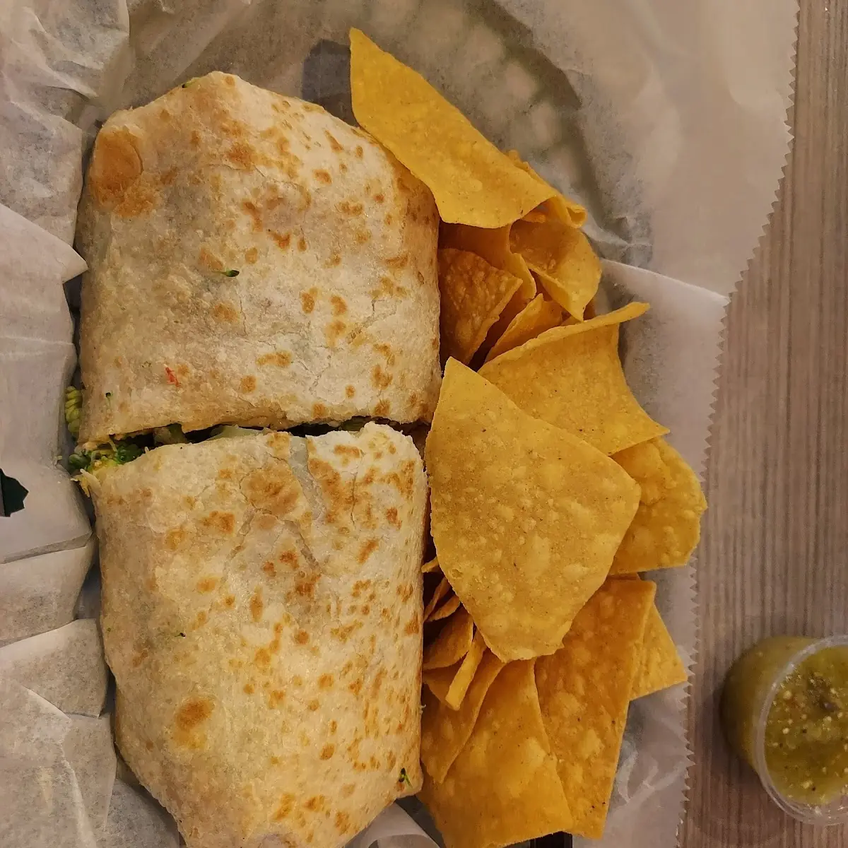Chicken Broccoli Burrito