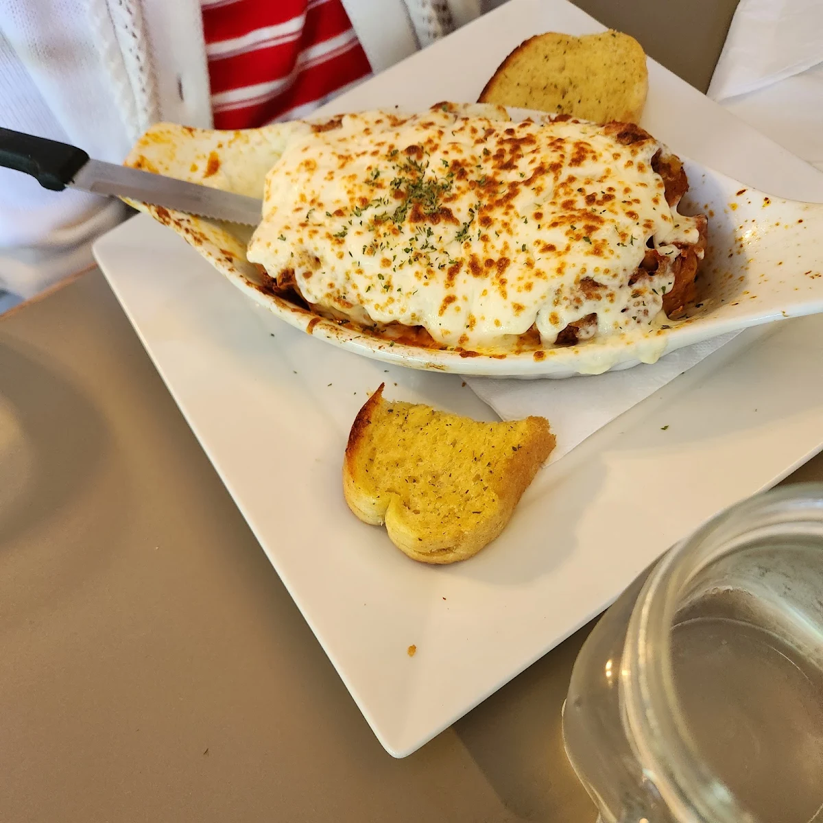 Lasagna, Muddy Waters Restaurant