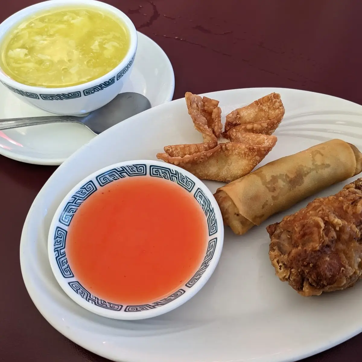 Egg Roll Cheese Wonton & Chicken Wing