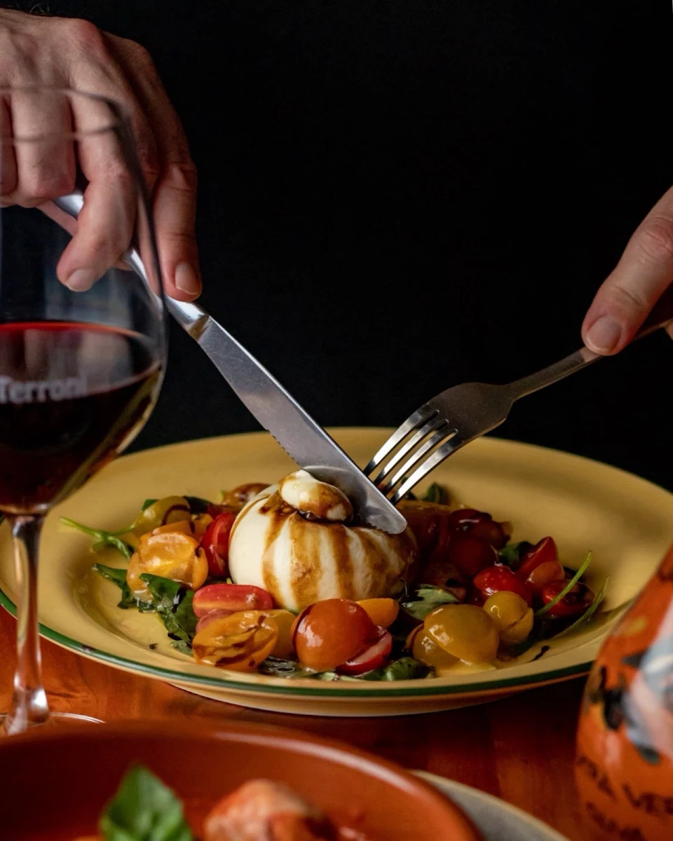 Burrata Panzanella, Cafe Terroni