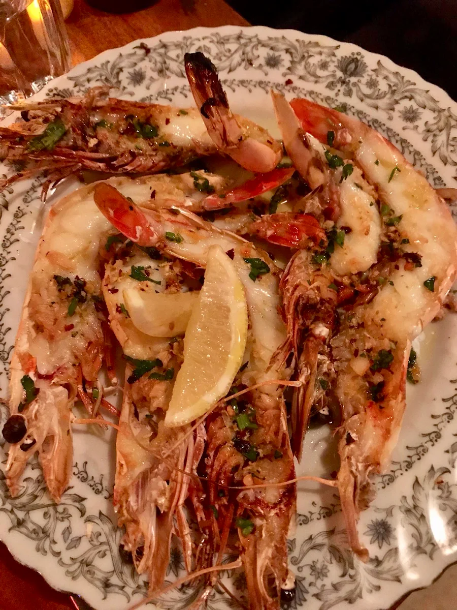 Gamberoni Al Salmoriglio, Cafe Terroni