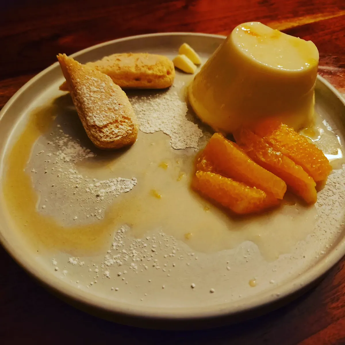 Orange Pannacotta, Cafe Terroni