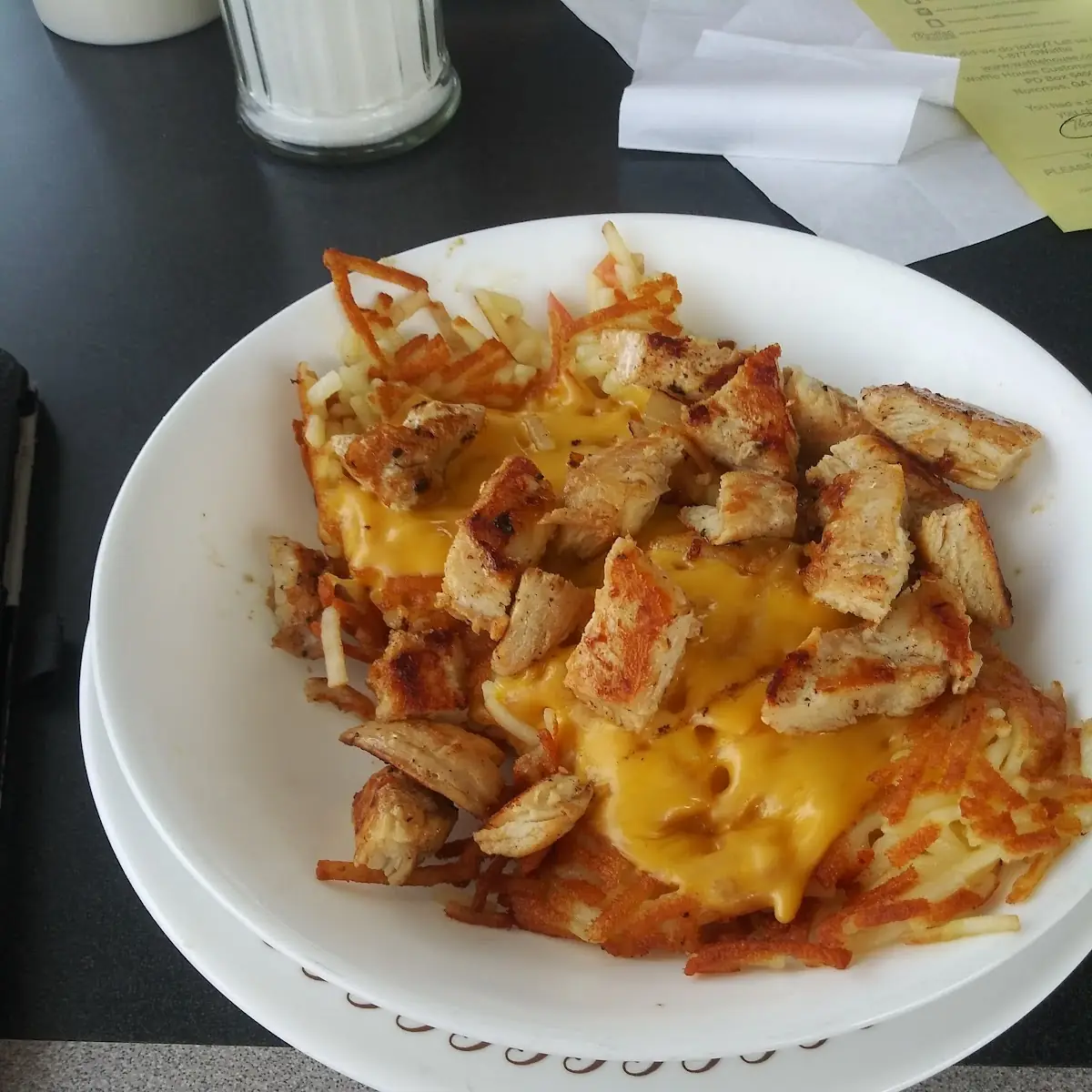 Grilled Chicken Hash Brown Bowl