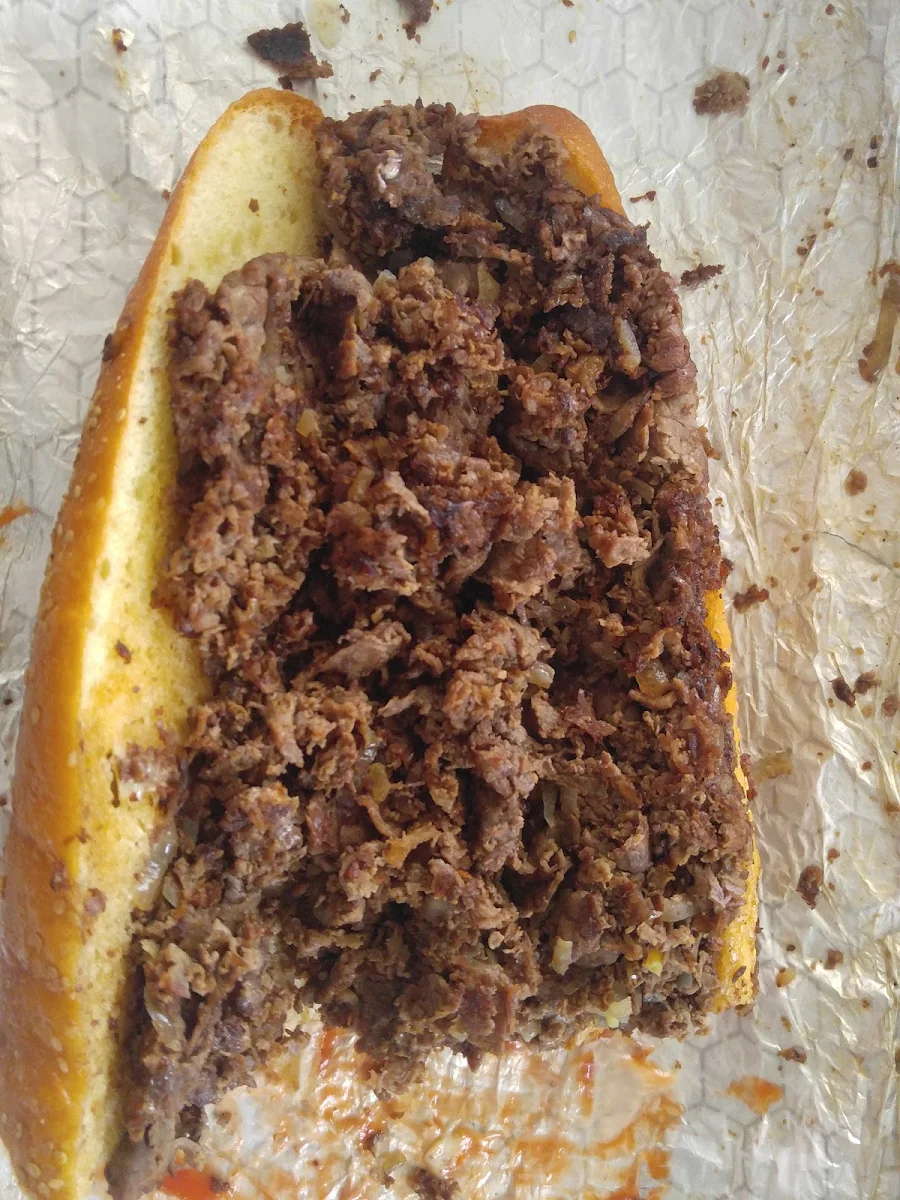 Cheese Steak with Fried Onions