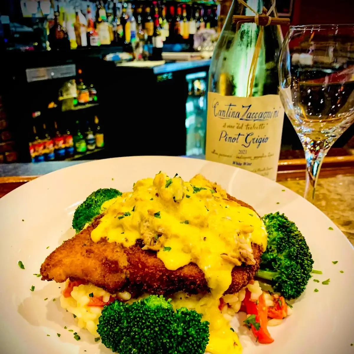 Encrusted Haddock with Roasted Red Pepper Risotto Special