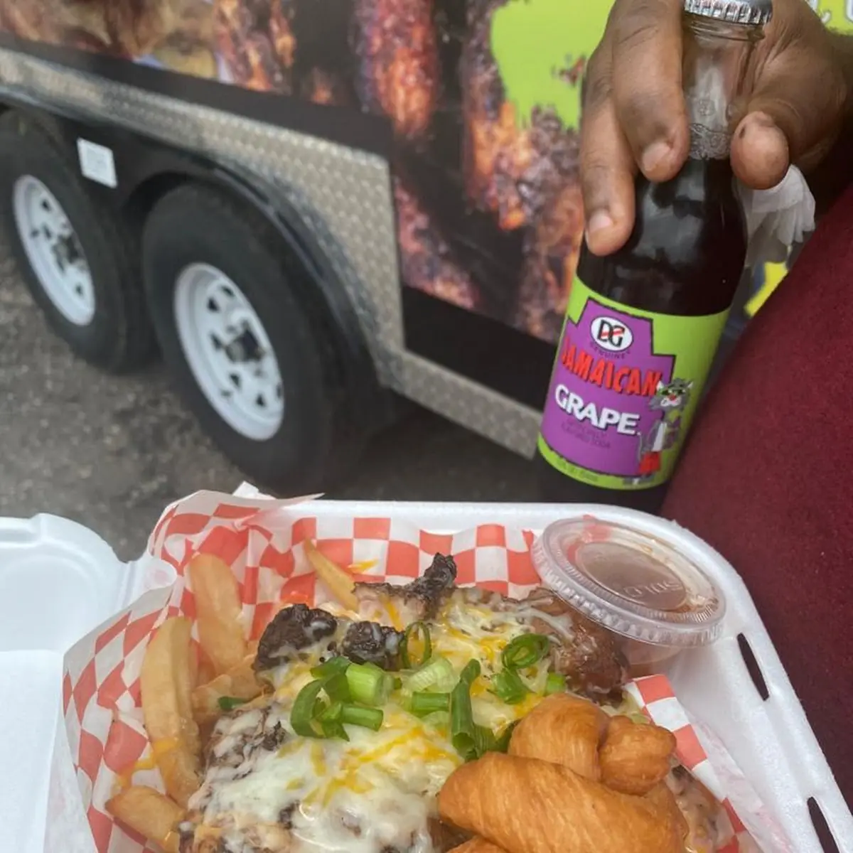 Jerk Chicken Loaded Fries