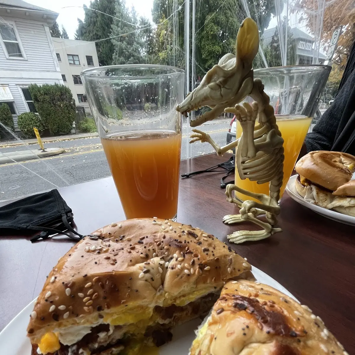 Breakfast Bagel Sandwich