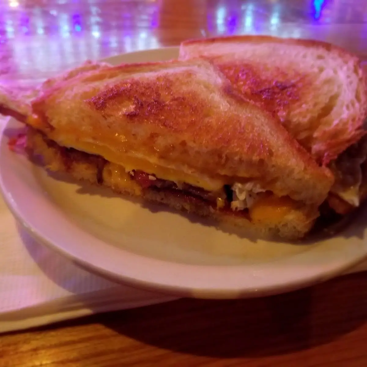 Breakfast Sandwich Egg Bacon American Cheese