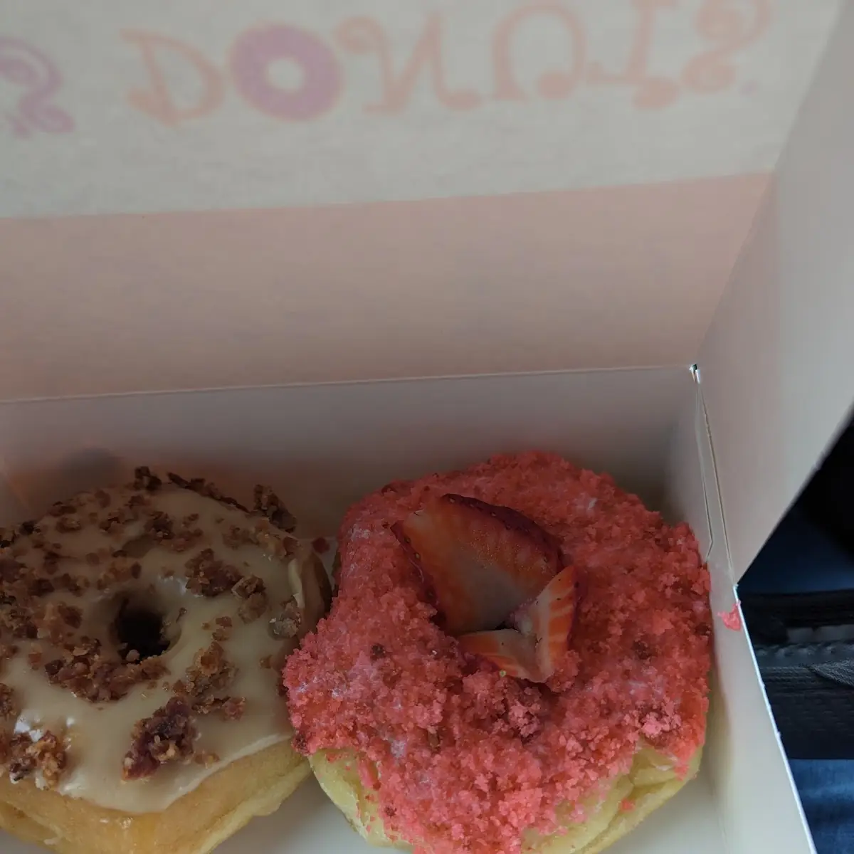 Maple Bacon Donut Strawberry Cheesecake