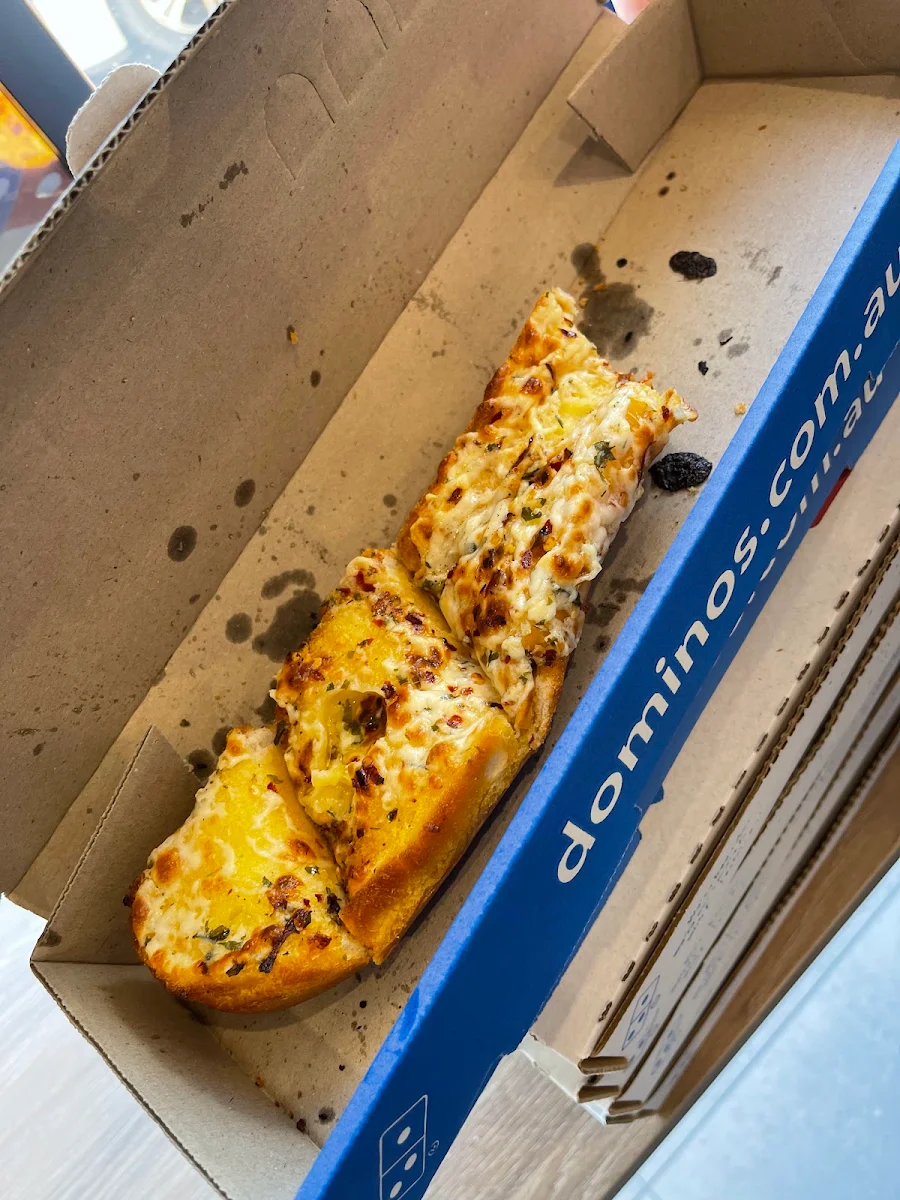 Garlic Bread with Cheese, Domino's Pizza Rosebud