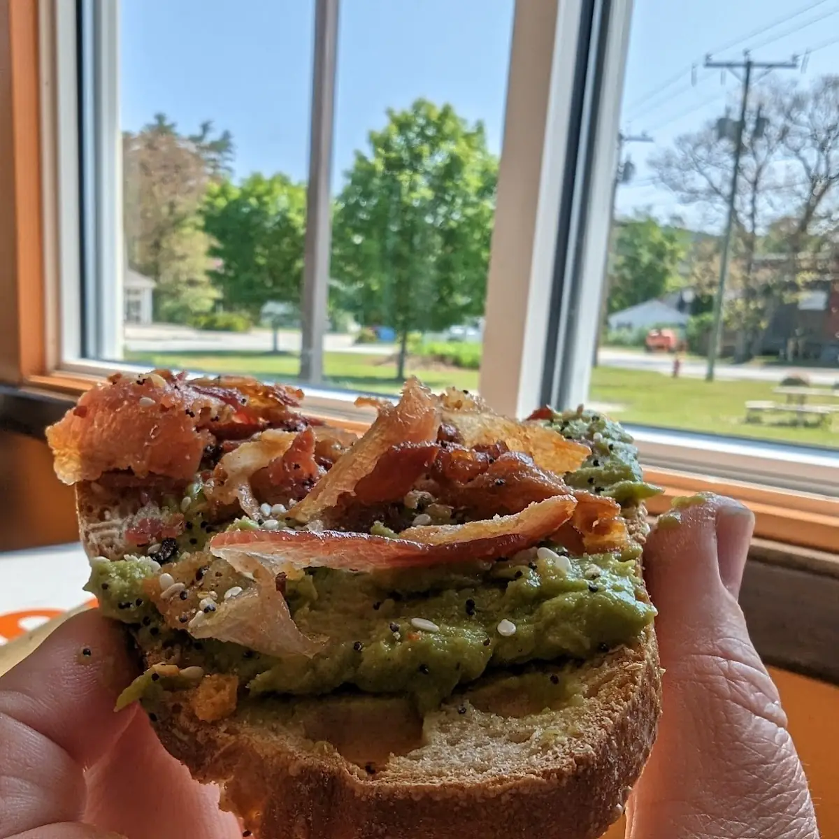 Bacon-Topped Avocado Toast