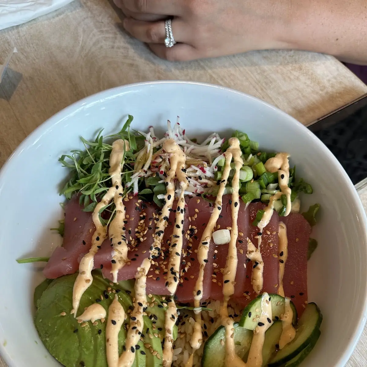 Ahi Tuna Poke Bowl