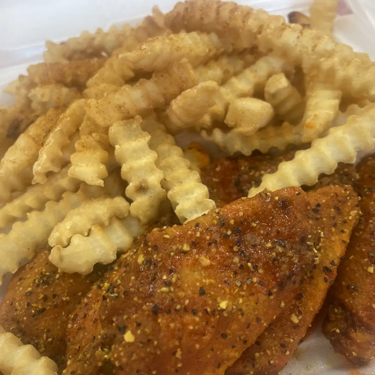 Lemon Lime Pepper Crinkle Fries