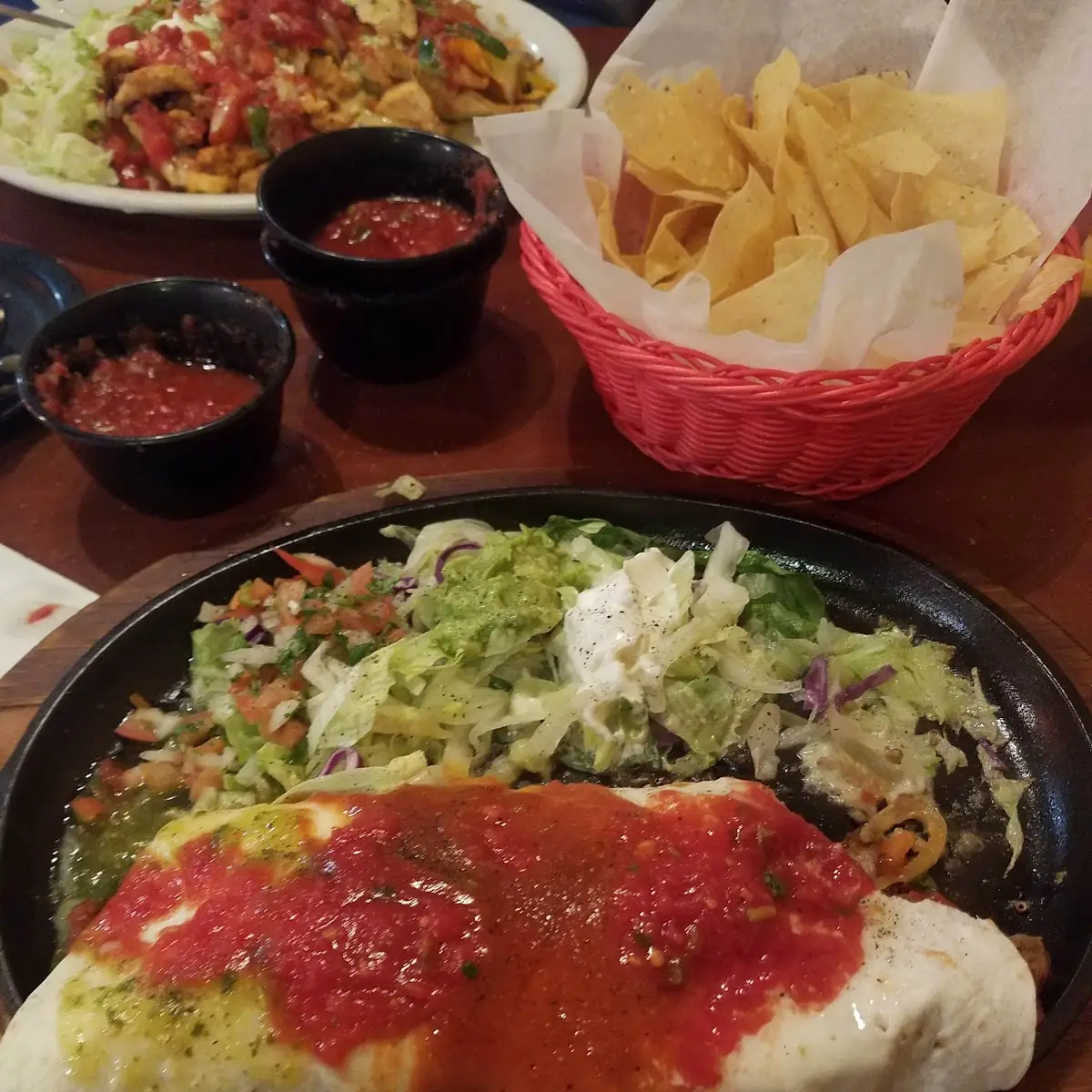 Burrito Grande Steak Chicken Shrimp
