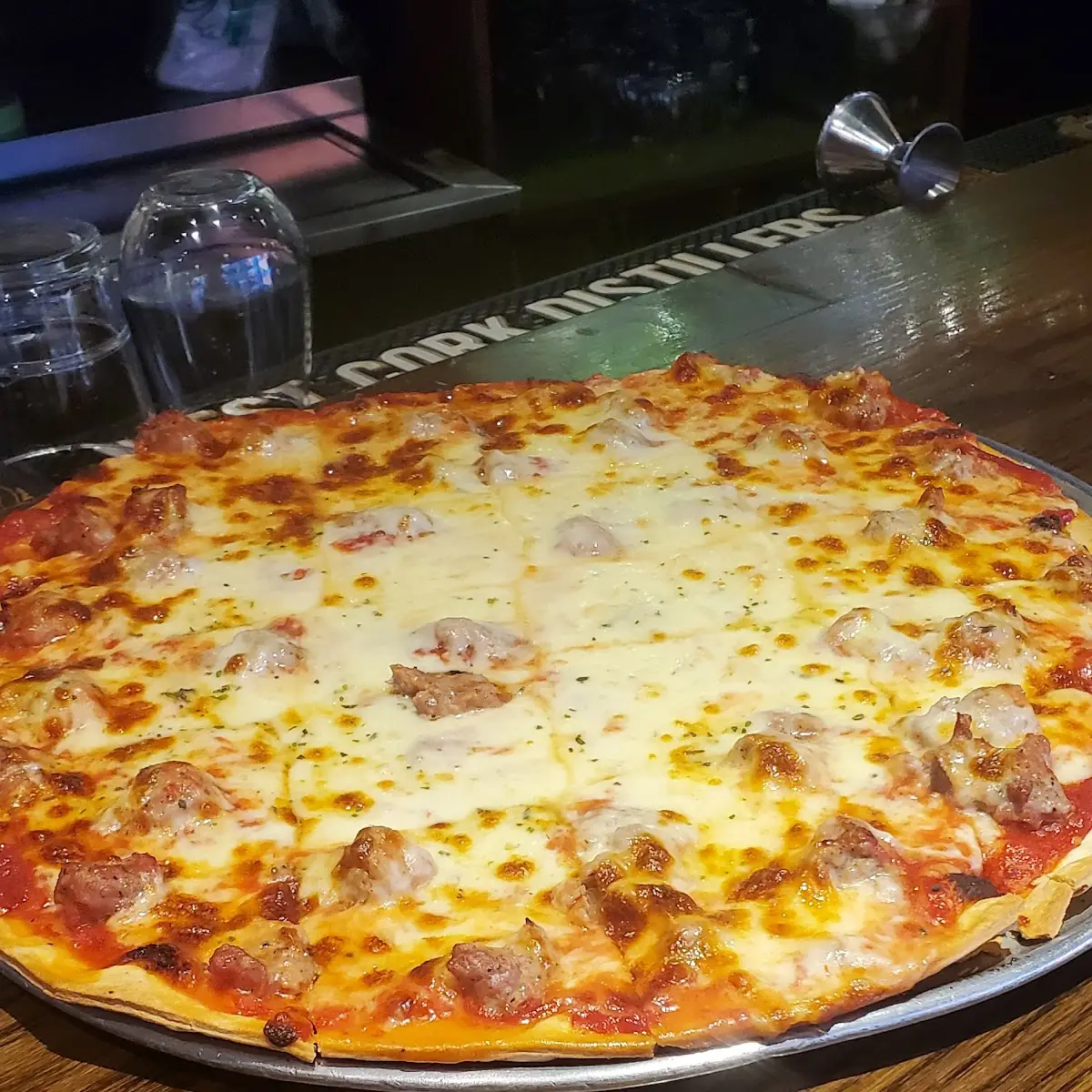 lg Sausage Pizza with Extra Cheese