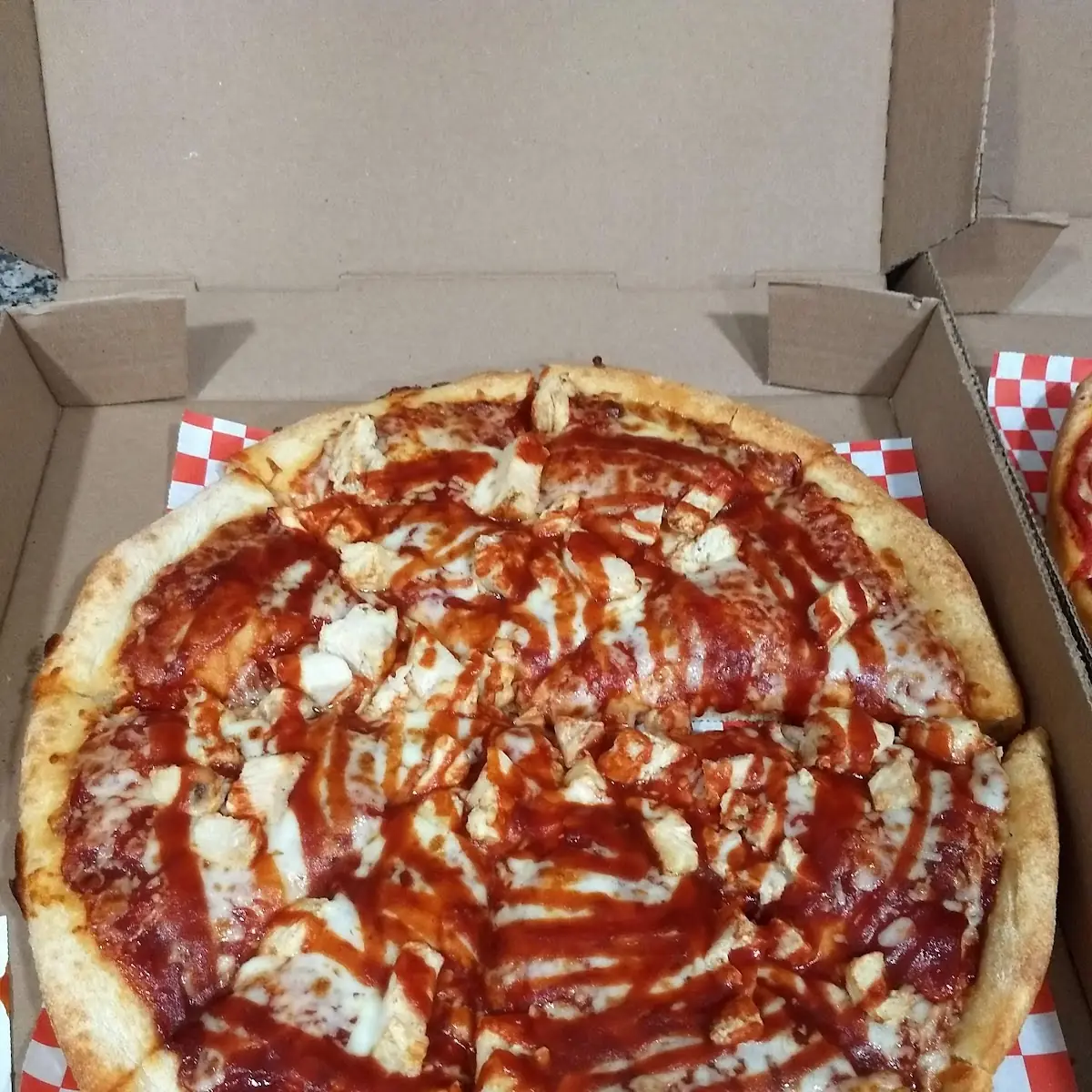 Thick Crust Barbecue Chicken Pizza