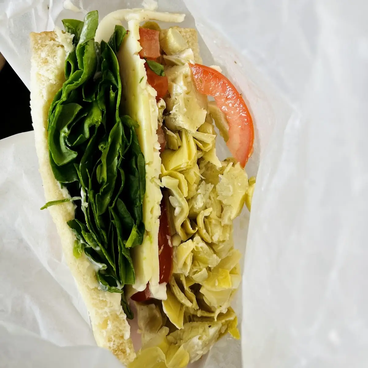 Veggie Frittata Breakfast Sandwich